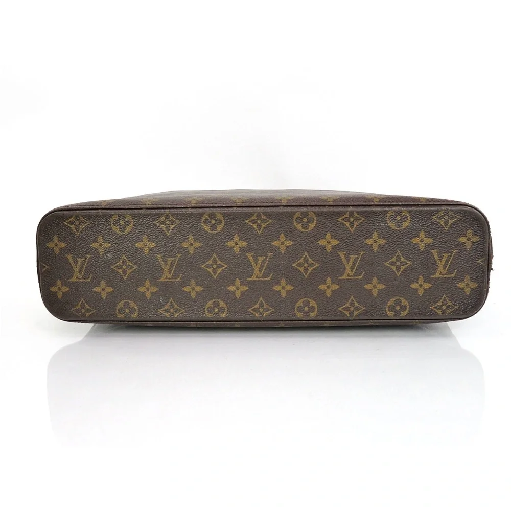 Louis Vuitton Brown and Tan Monogram Tote - Picture 4 of 16